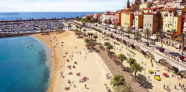 aménagement des sablettes à menton